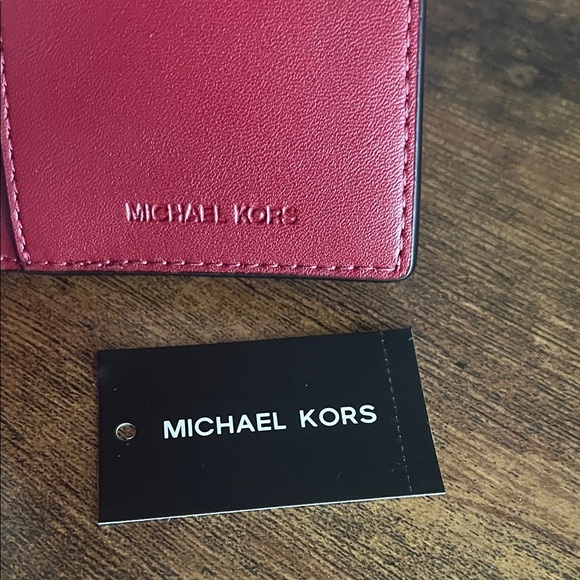 Michael Kors Red Cherry Card Holder - Picture 7 of 7